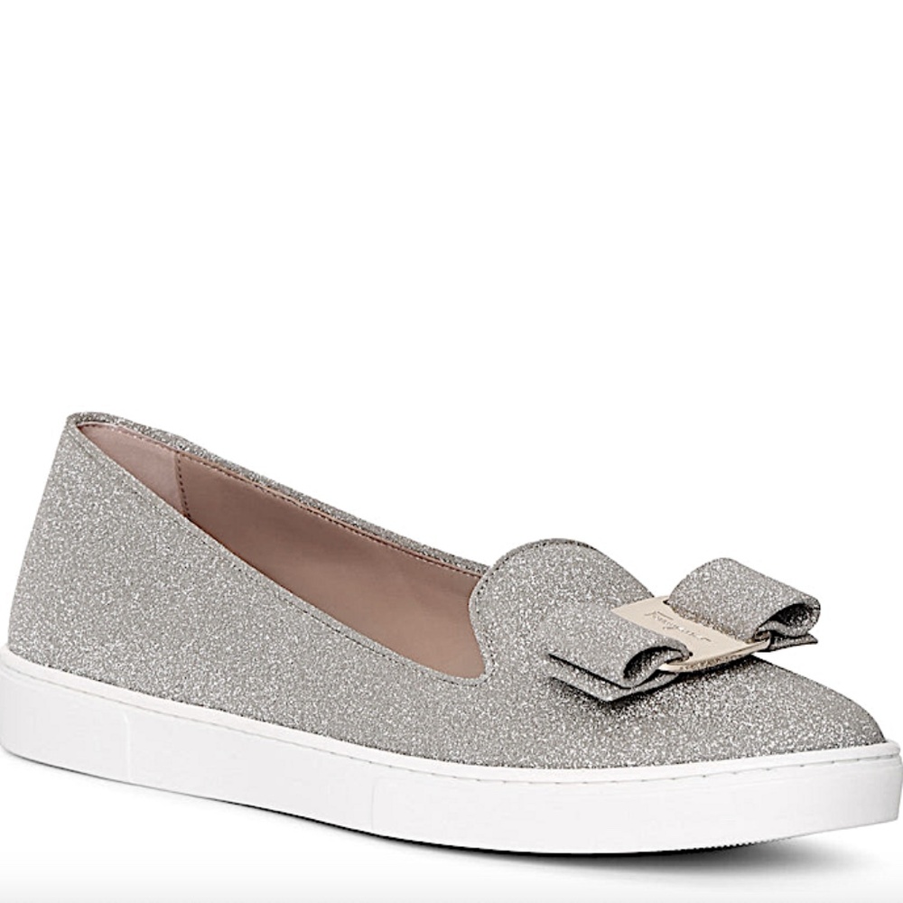 FERRAGAMO Vara bow slip-on sneakers